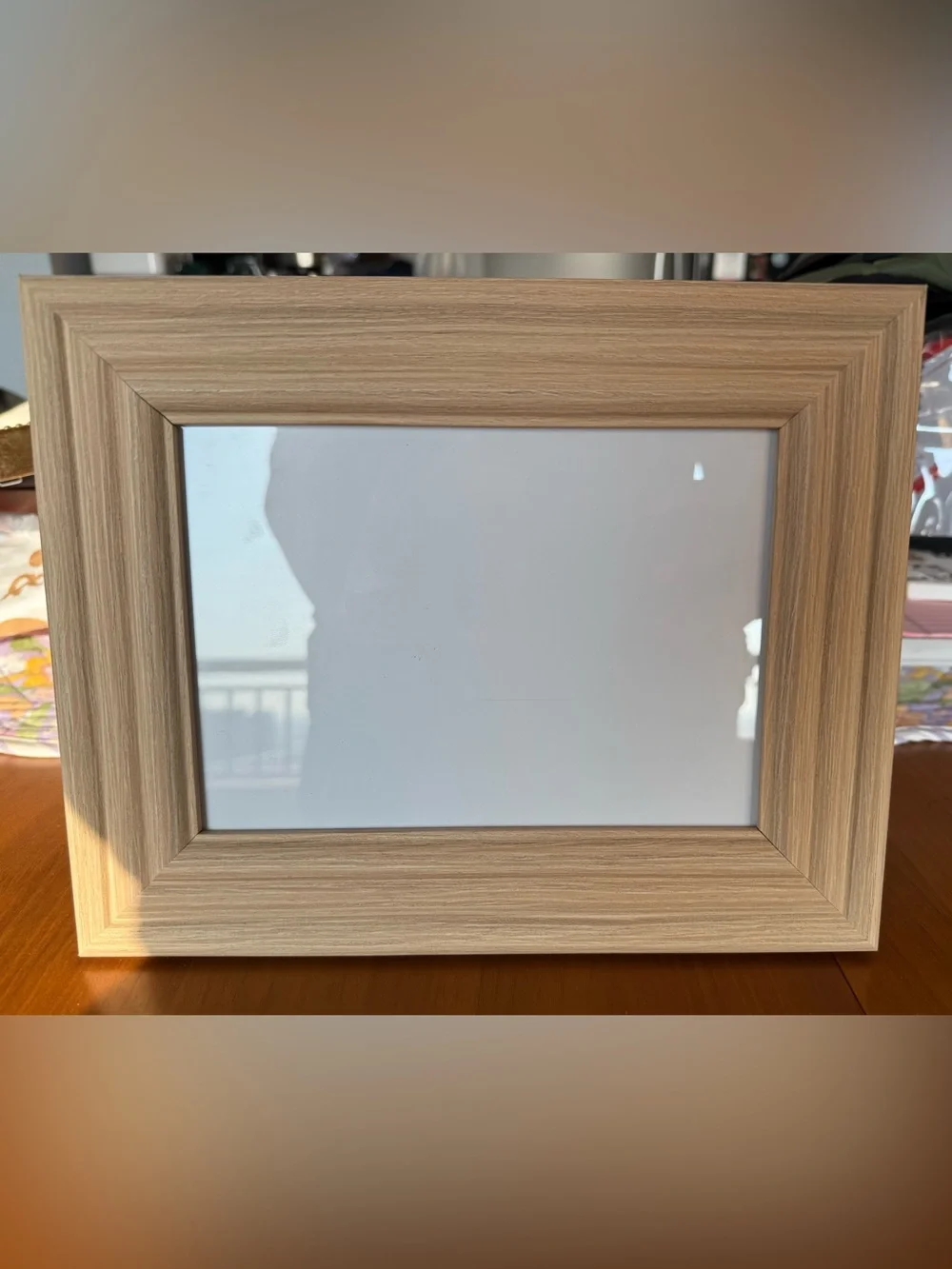5 x 7 Light Wood Picture Frame — Neutral Beige Finish